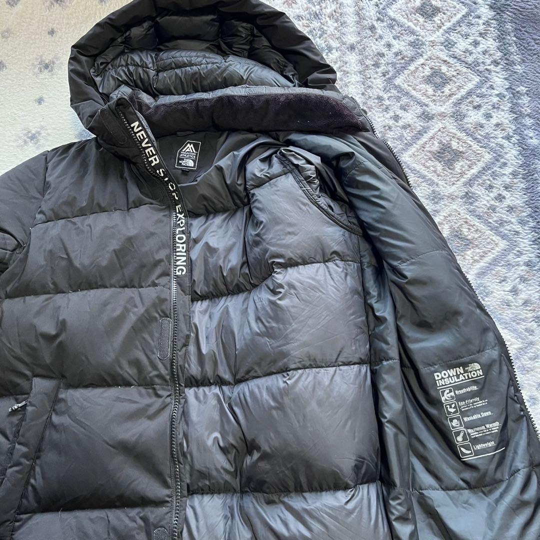 ノースフェイス ロングダウンジャケット メンズ100L ブラック