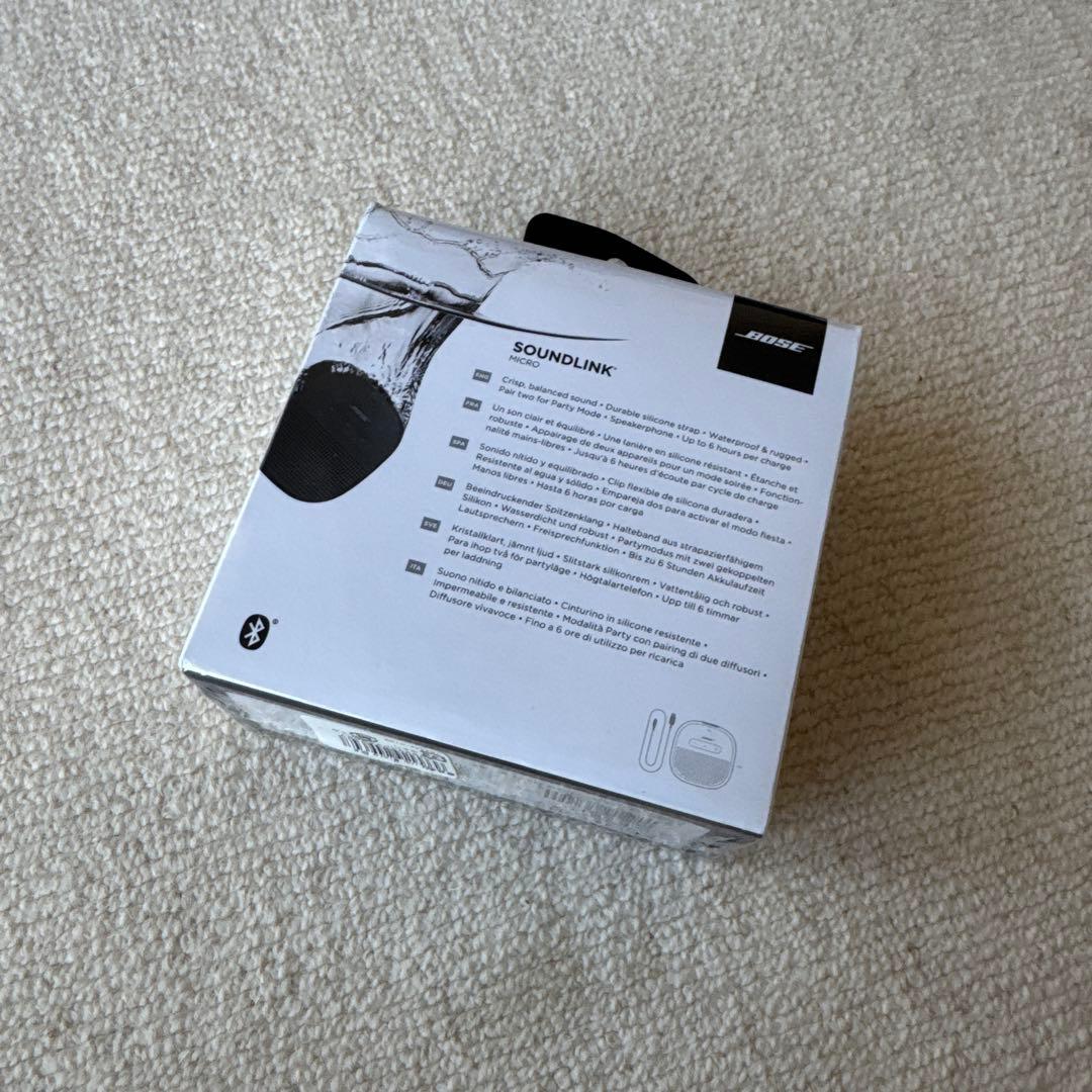 【新品】BOSE SOUNDLINK MICRO ブラック