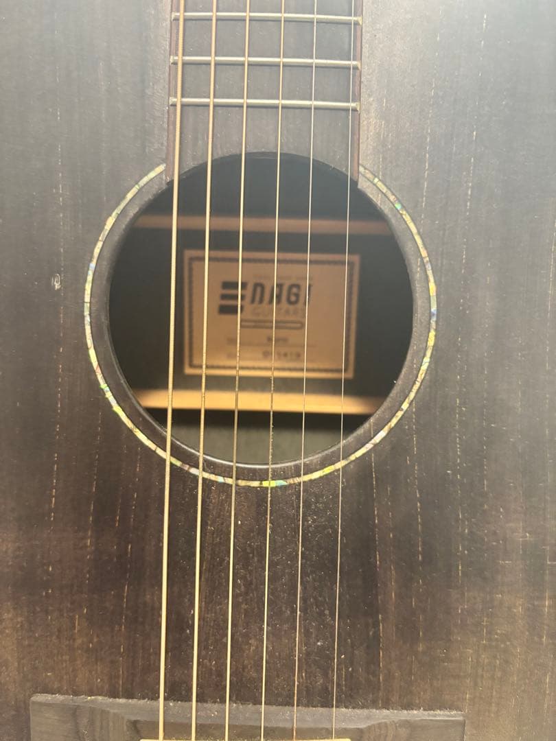 6月末まで出品　nagi アコースティックギター　傷あり・錆あり