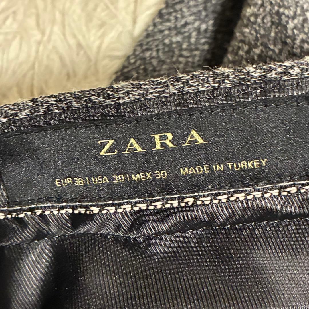 ZARA コレクションモデル ツイード ジャケット パンツ スーツ