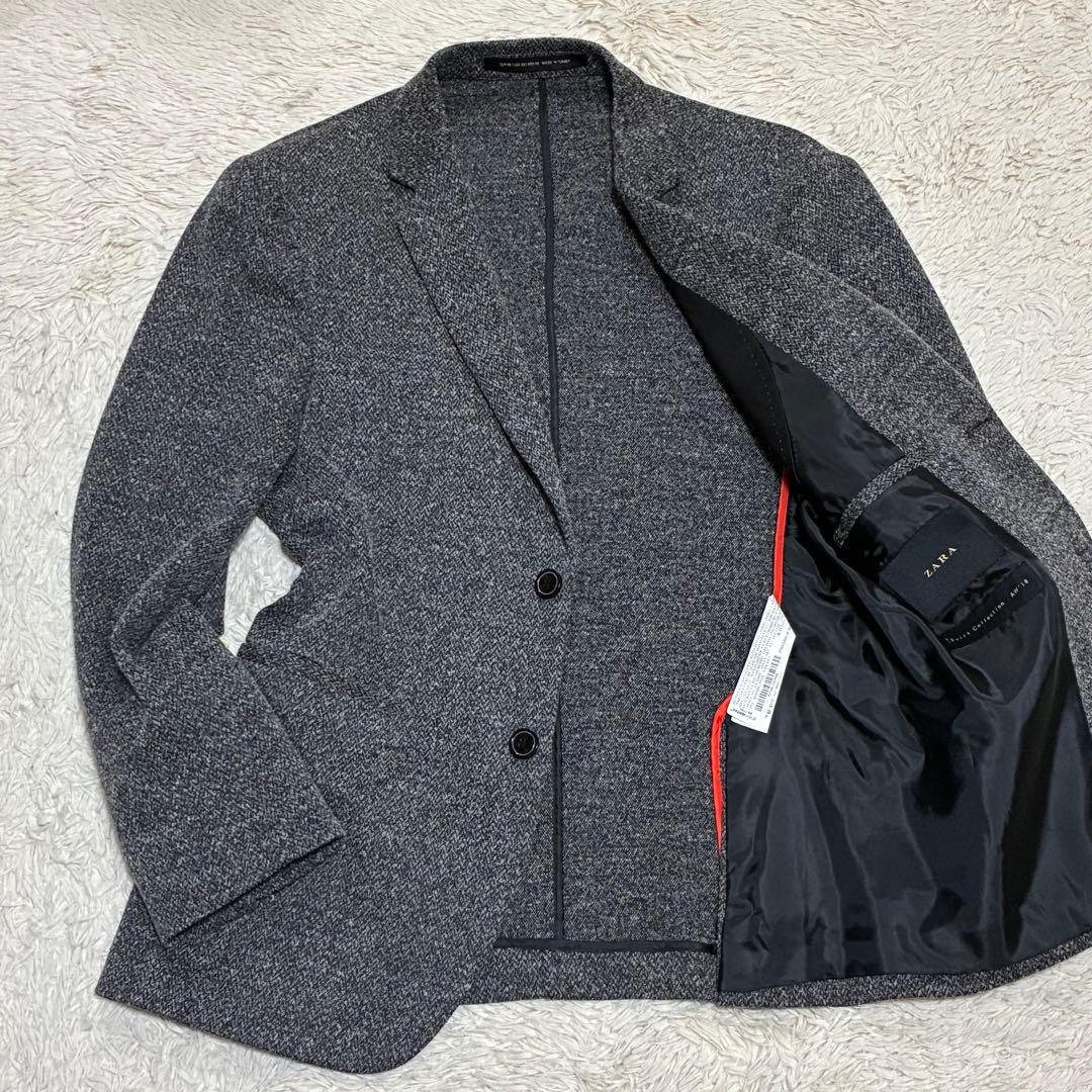 ZARA コレクションモデル ツイード ジャケット パンツ スーツ