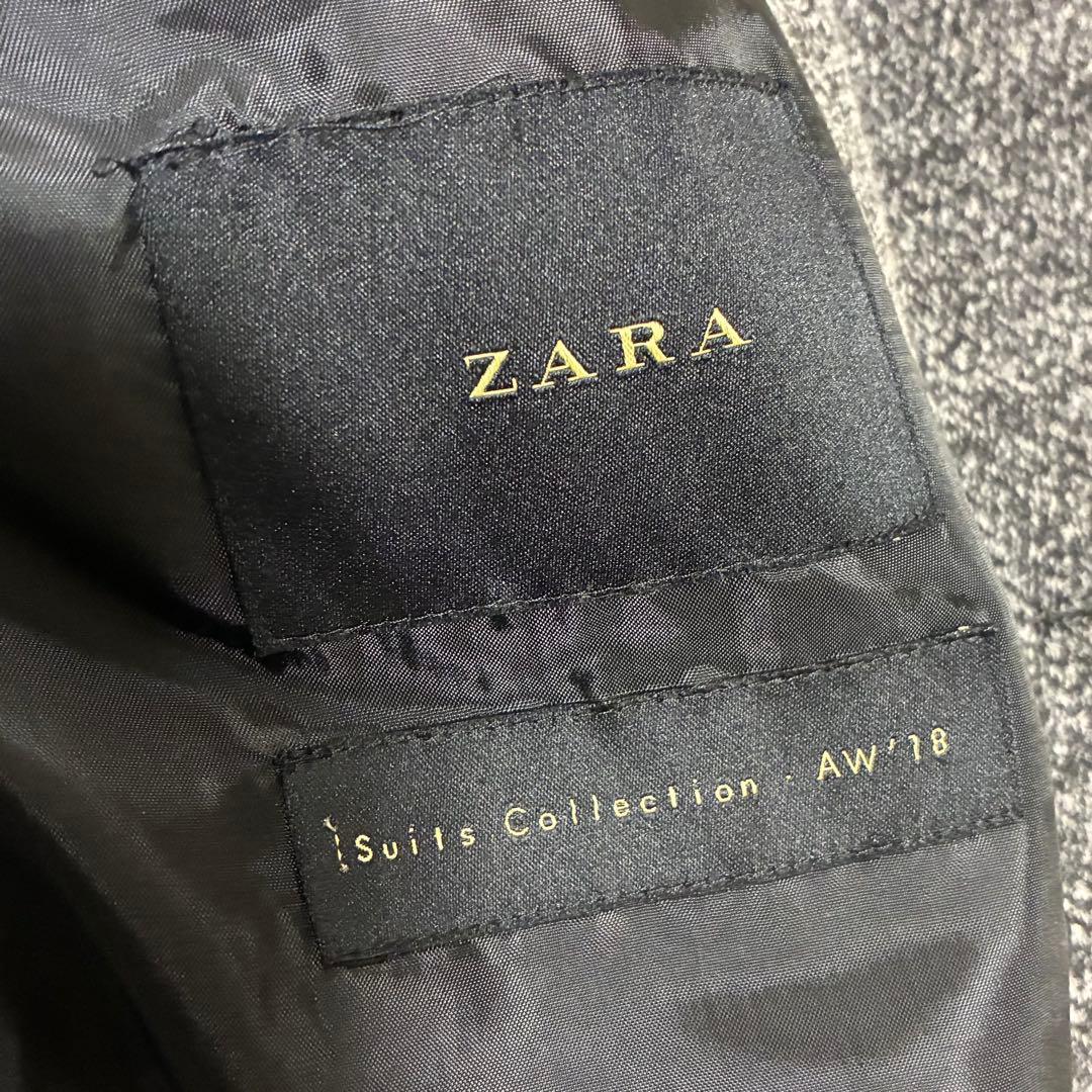 ZARA コレクションモデル ツイード ジャケット パンツ スーツ
