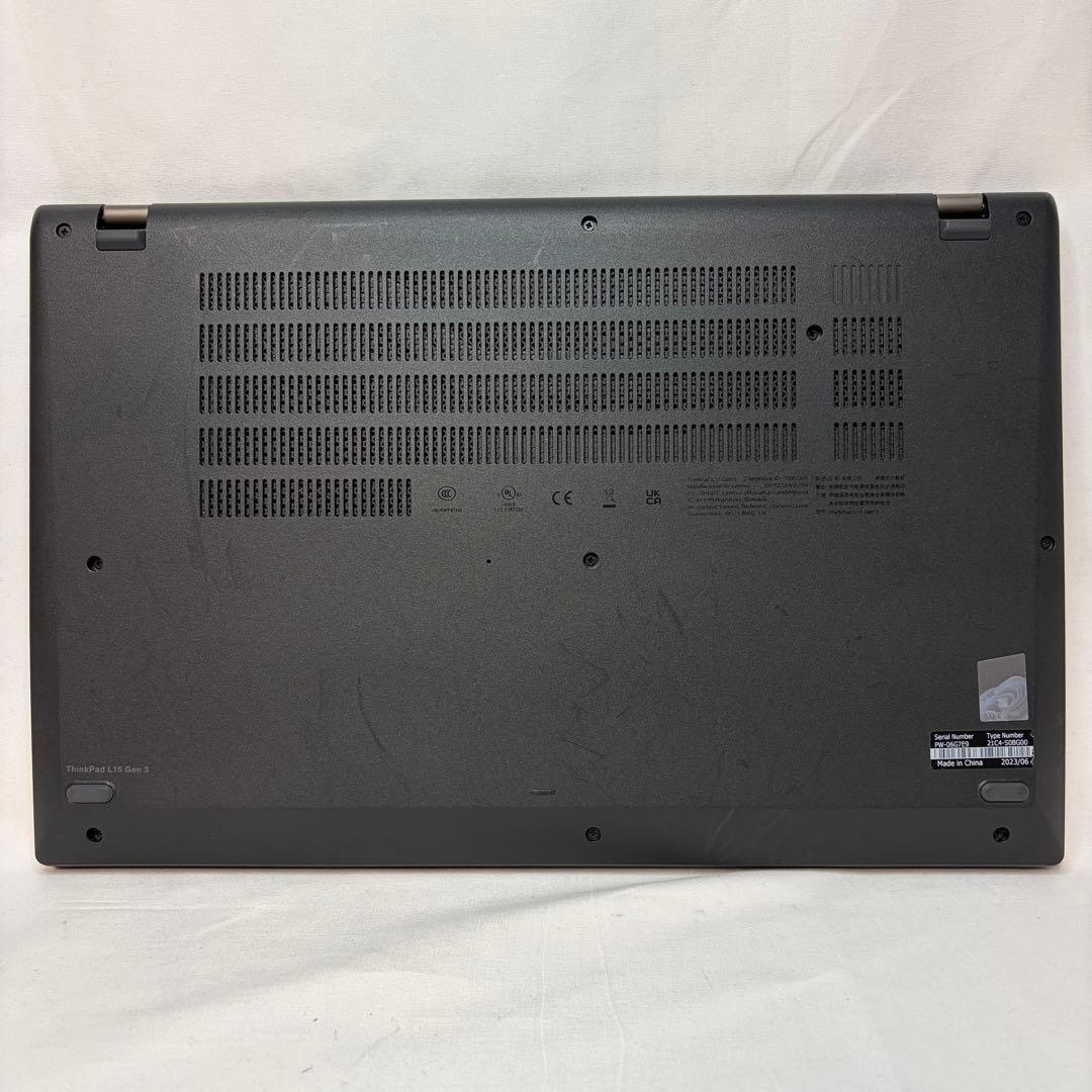美品 ThinkPad L15 Gen3 第12世代 i7 16GB 512GB