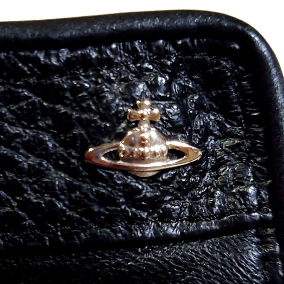 レザー手袋 オーブボタン 美品 ヴィヴィアンウエストウッド ブラック 内オーブ柄