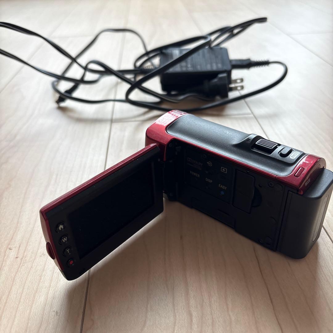 【値引き】SONY HD ビデオカメラ 本体 レッド　HDR-CX120