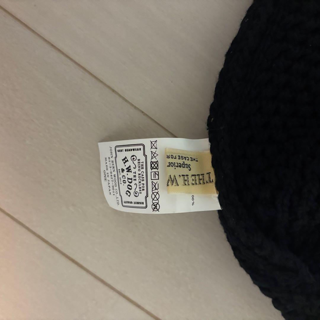 帽子 THE H.W.DOG&CO. COTTON KNIT HAT cotton