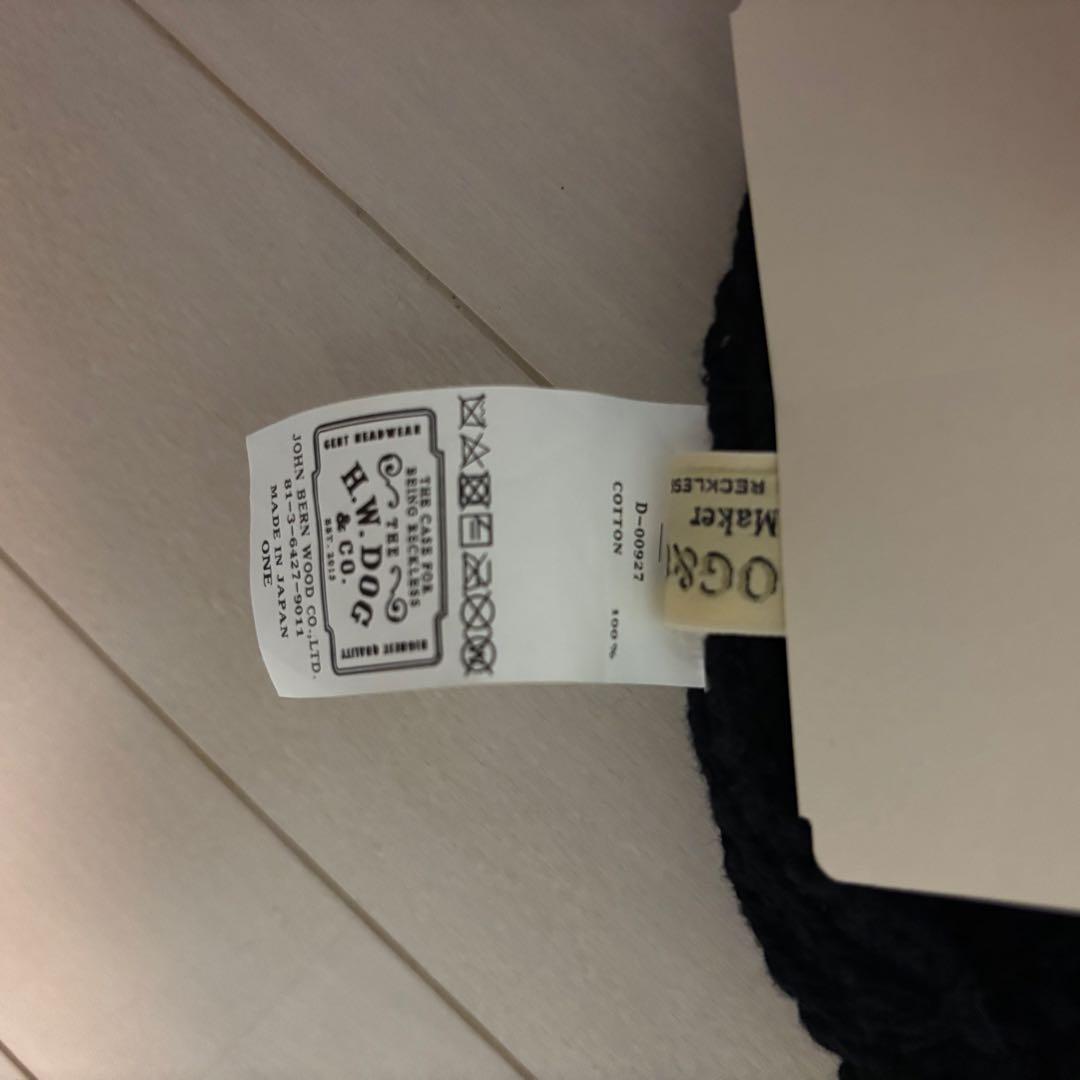 帽子 THE H.W.DOG&CO. COTTON KNIT HAT cotton