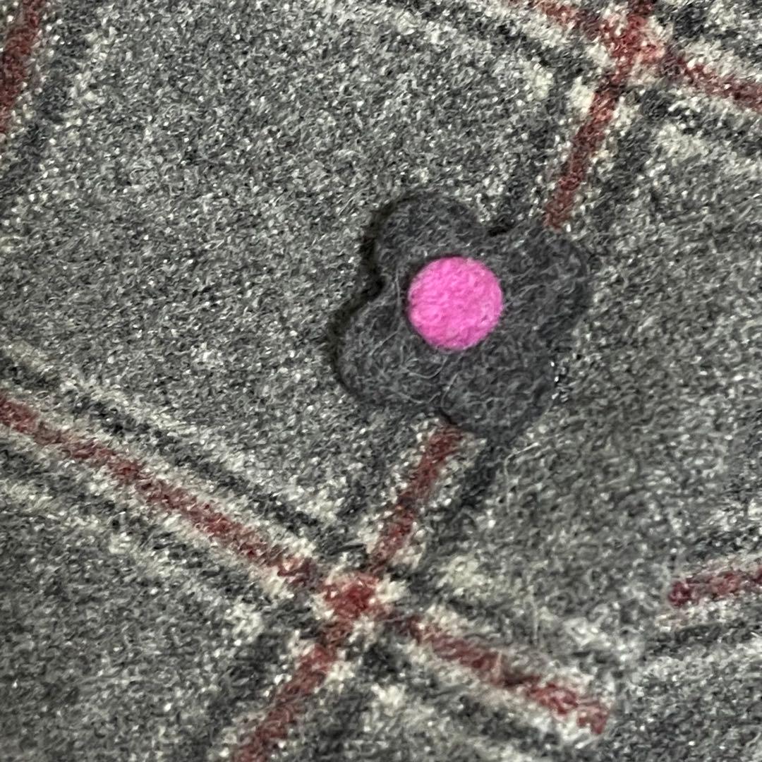 LARDINI ラルディーニ ウールテーラードジャケット チェック 46