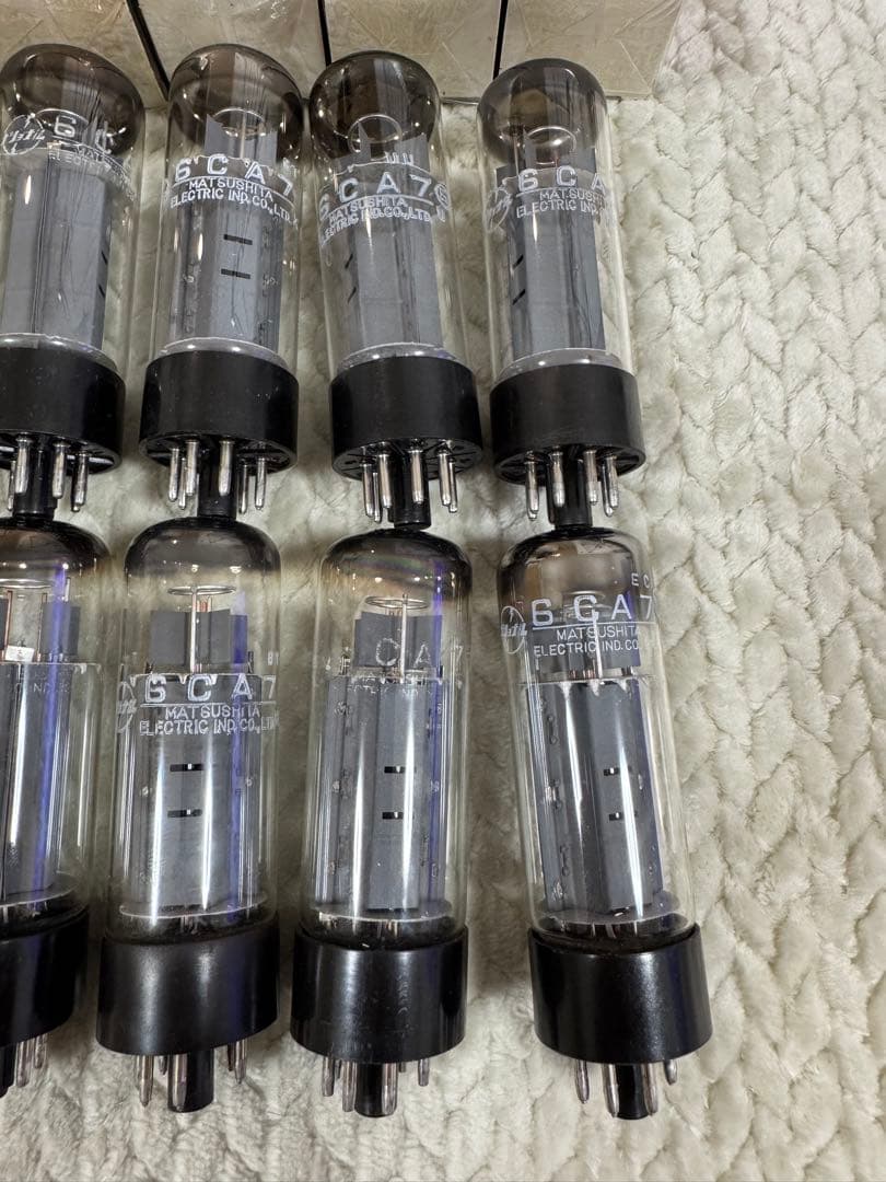 し*。様 松下電器 ナショナル 6CA7 真空管 ペアーチューブ 11本 まとめ