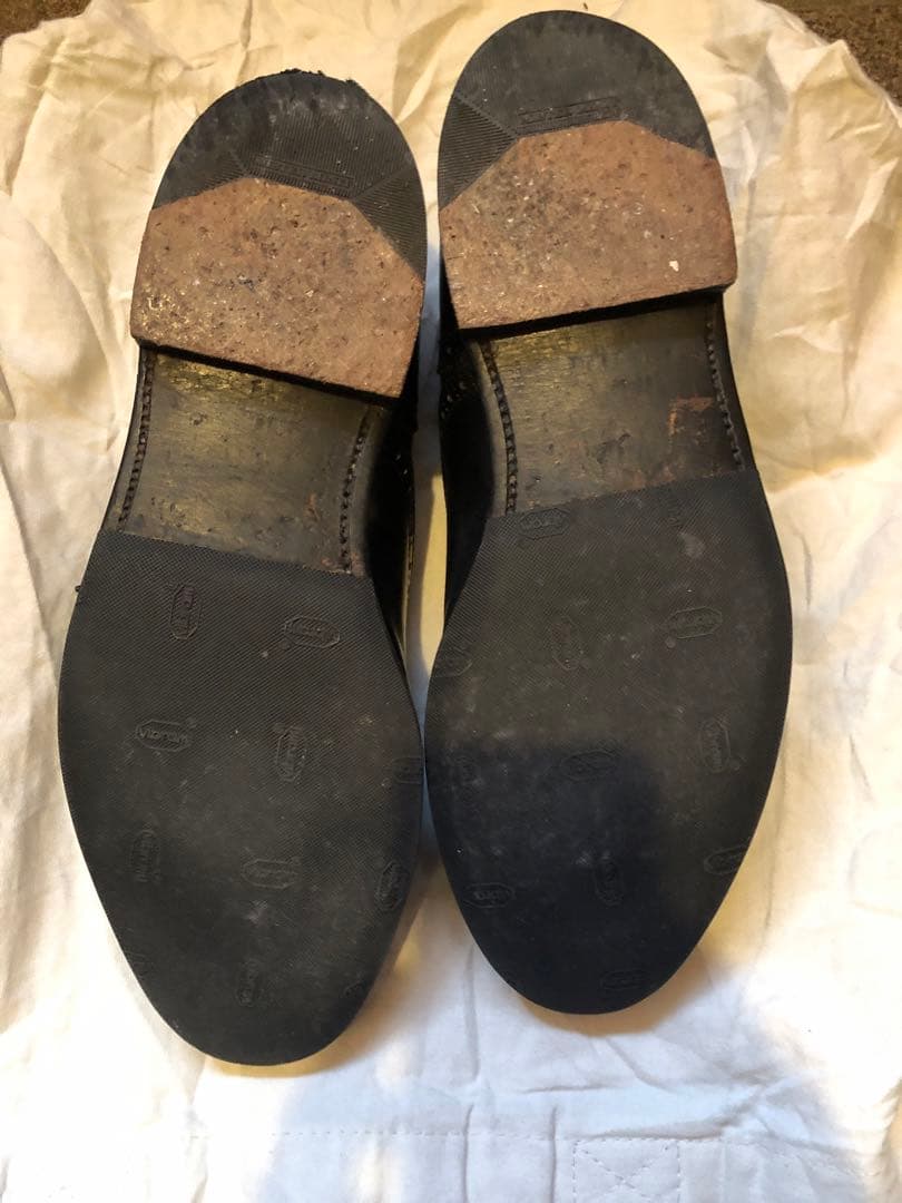 値下げしました。 Alden 909 メダリオンチップ 9半　シューキーパー付