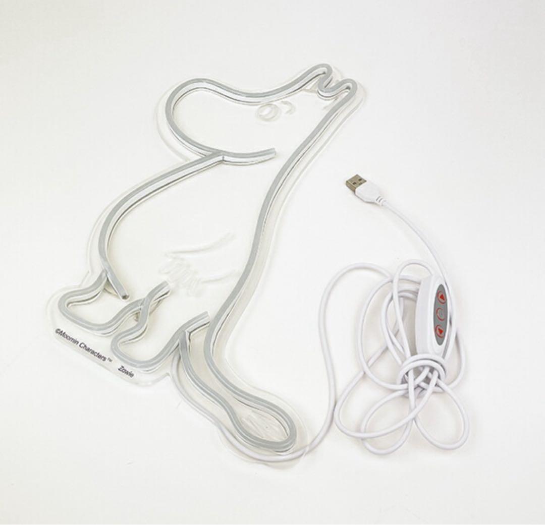 MOOMIN ムーミンとニョロニョロのネオン管　2個セット