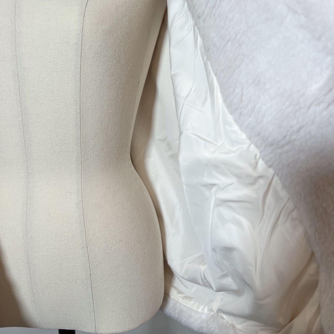 新品未使用 ベアテーラードコート テディベアホワイト