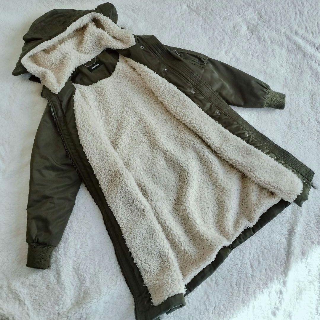 美品 DIESEL ディーゼル モッズコート 裏ボア