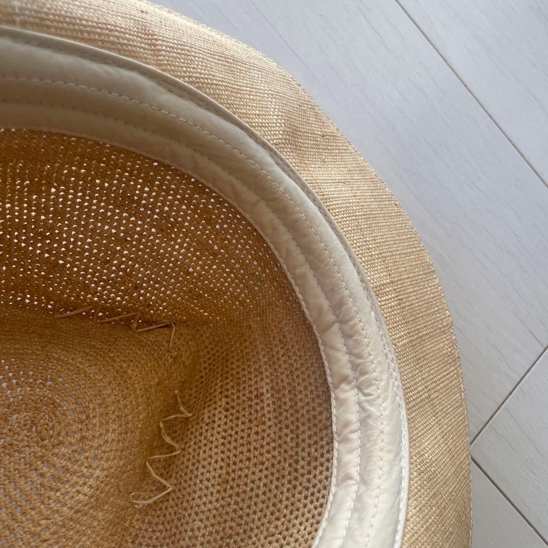 ちー　KAMINSKI XYラフィアハット　Lサイズ　美品