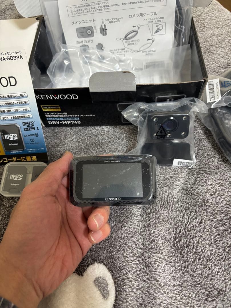 KENWOOD ドライブレコーダー DRV-MP740 32GBメモリカード付き