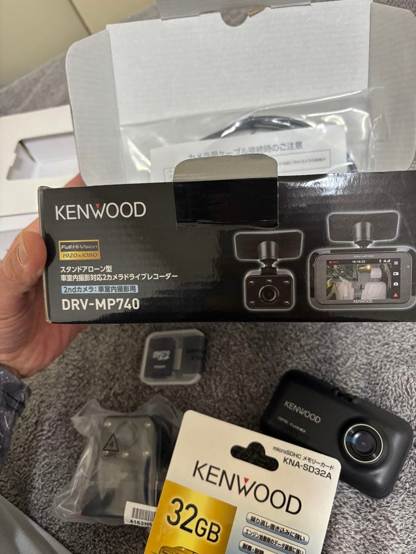 KENWOOD ドライブレコーダー DRV-MP740 32GBメモリカード付き