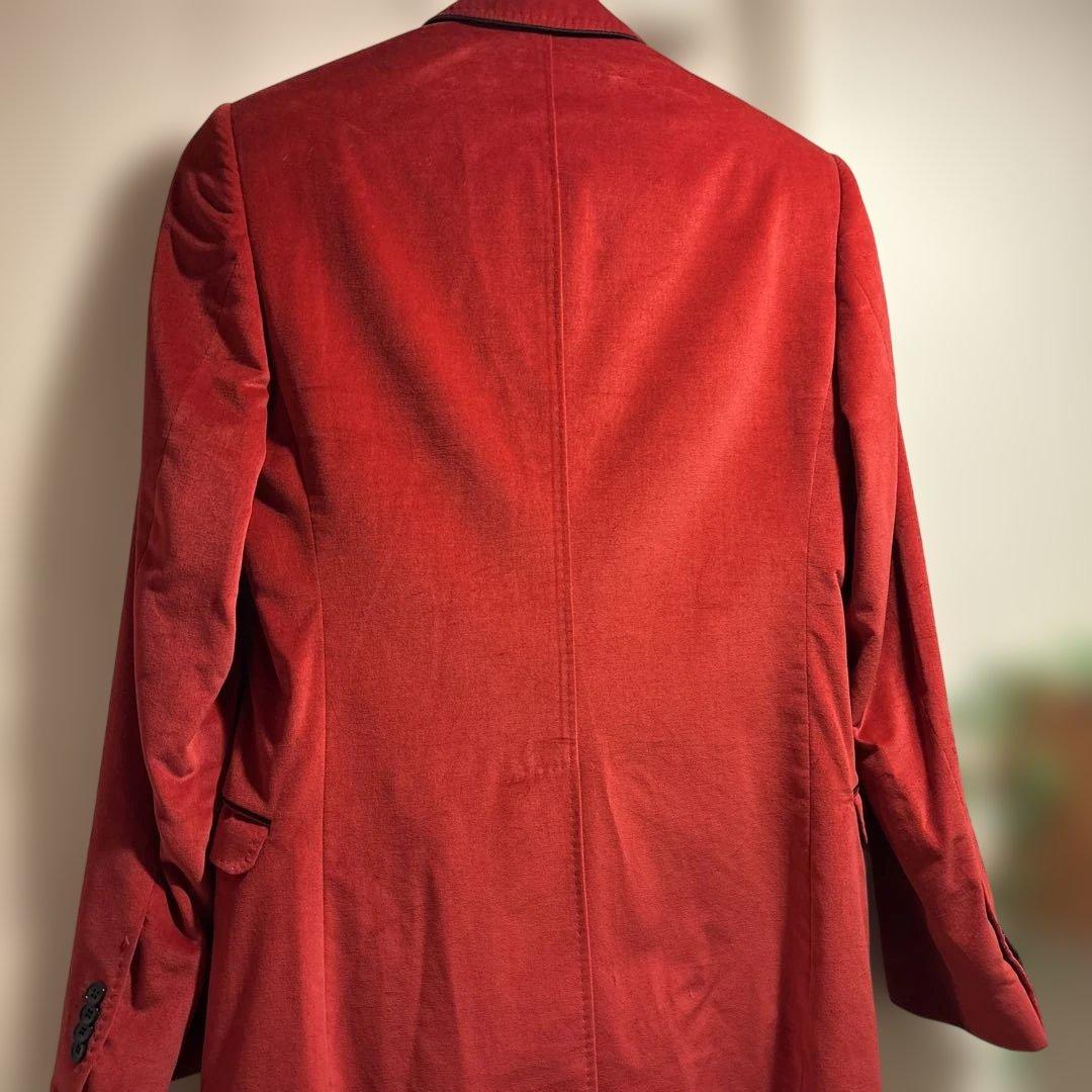 D&G テーラードジャケット 赤 スリム