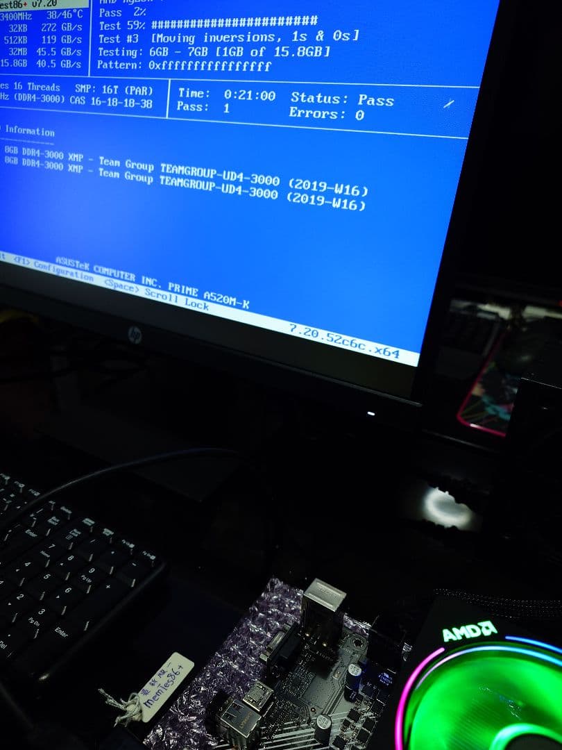 T-FORCE DDR4 3000MHz 8×2 16GB 【動作確認済】