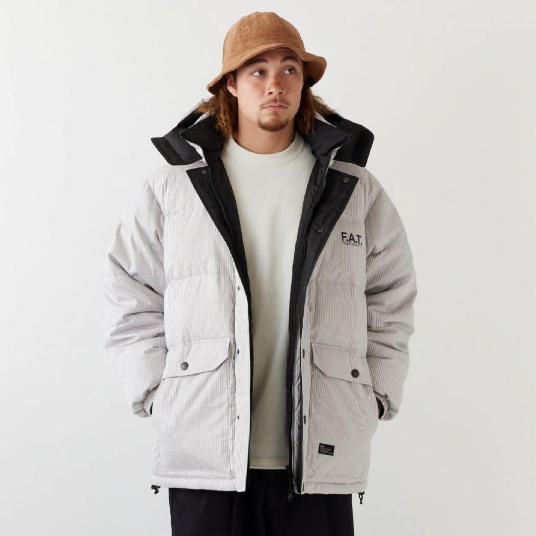 FAT DUBRIPE ダウンジャケットパーカー　skinny