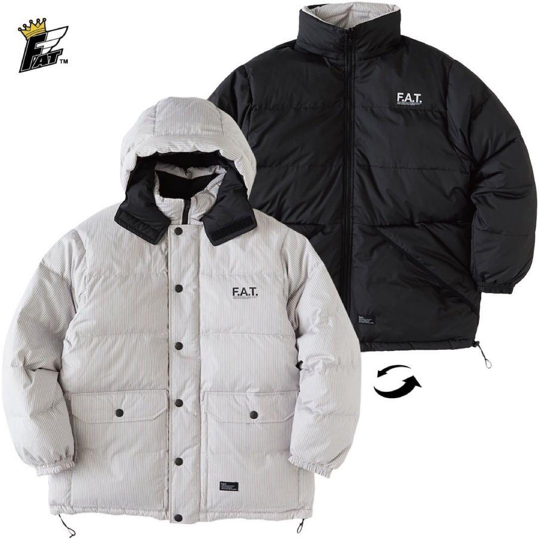 FAT DUBRIPE ダウンジャケットパーカー　skinny