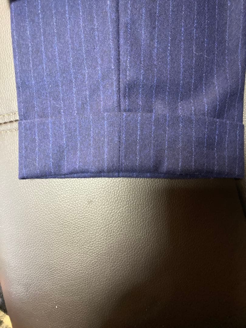 BEAMS Brillaチョークストライプスーツ　44