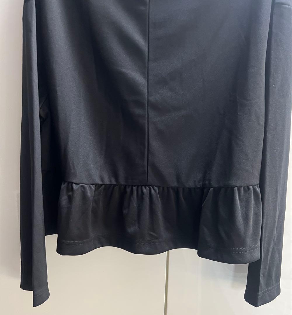 新品未使用　COMME des GARÇONS ブラック長袖トップス XS