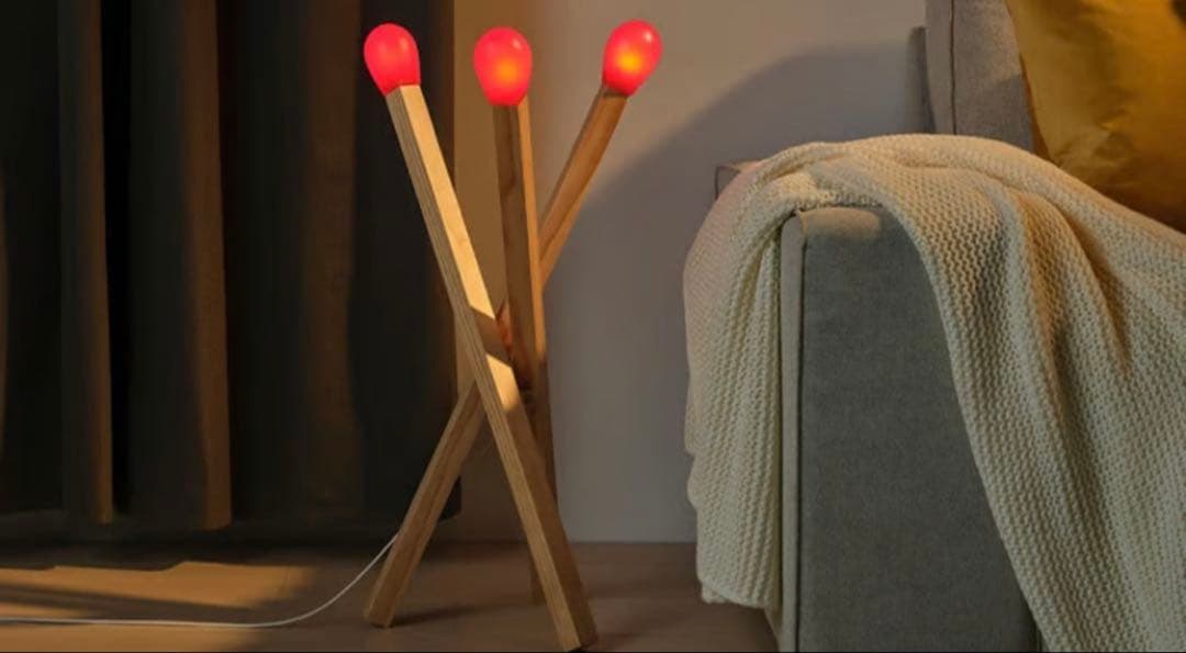 STRALA ストローラ クリスマス限定シリーズ マッチ棒型 3灯ライト