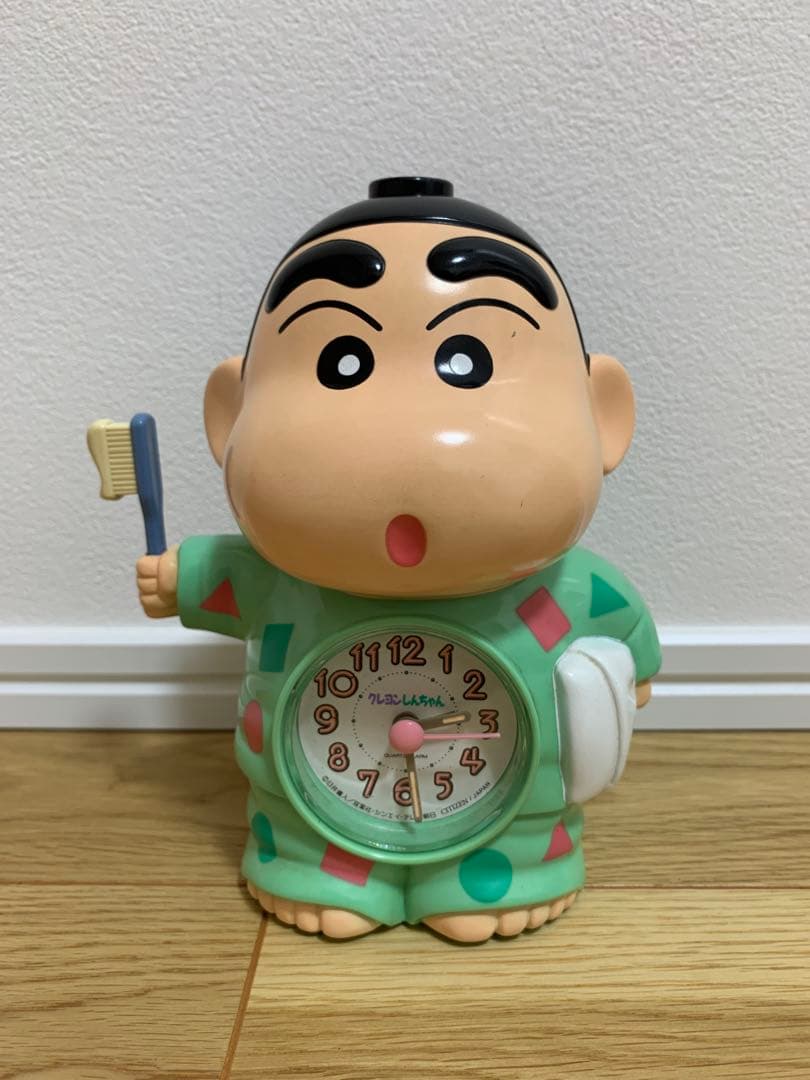 クレヨンしんちゃん　目覚まし時計　美品
