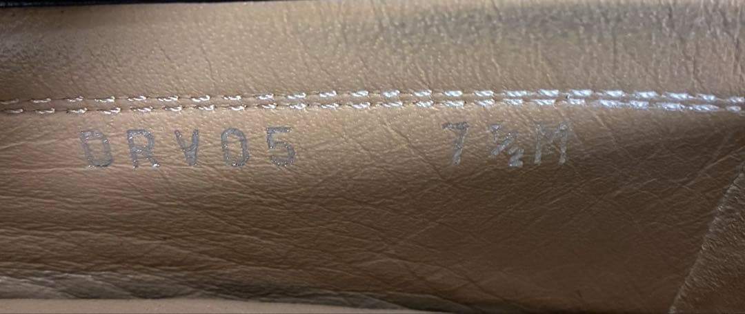 Salvatore Ferragamo ブラック レザー ドライビングシューズ