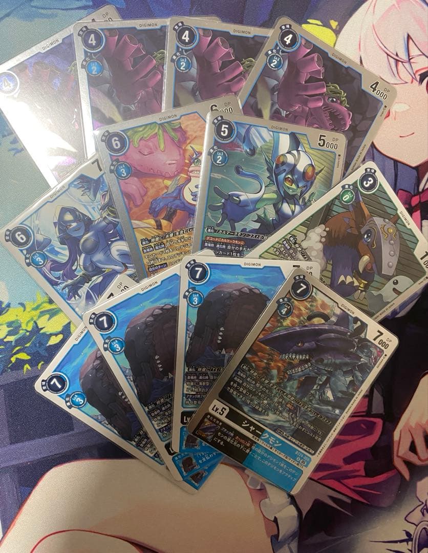 デジモンカード ウェヌスモン ネプトゥーンモン アビスエリアTS青デッキ