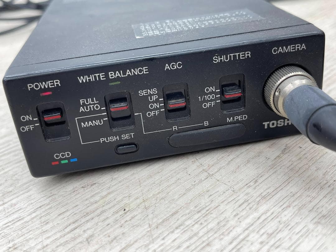 東芝 CCD カラーカメラ IK-M40 動作品 ACアダプター