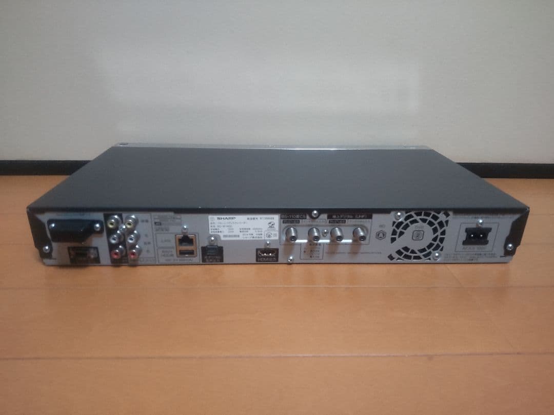 シャープ　AQUOS　BD―W1600 1TB プチメンテ済み