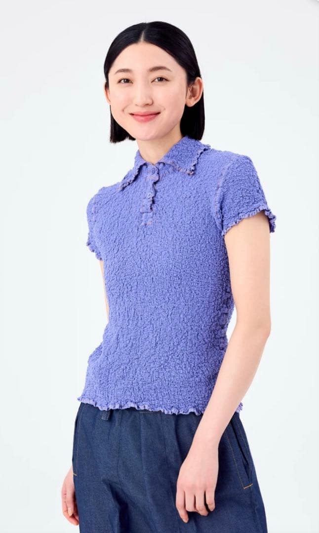 【新品】ミー イッセイミヤケ カリフラワー ポロシャツ