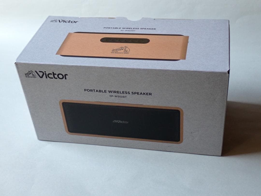 Victor ポータブルワイヤレススピーカー SP-WS02BT 延長保証　美品