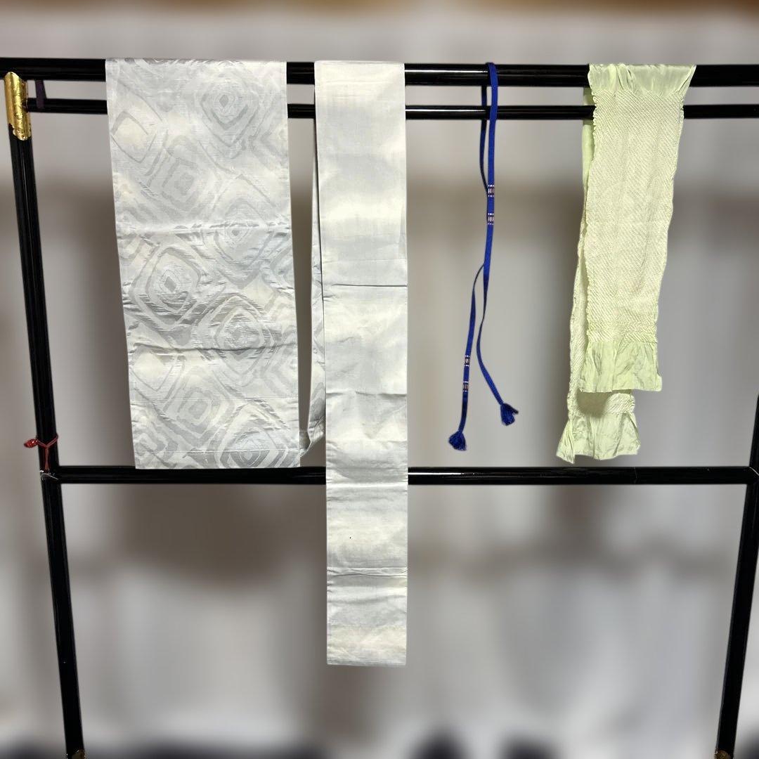 新品　美品　袷　正絹　作家　やまと　江戸小紋　寄せ小紋　フルセット