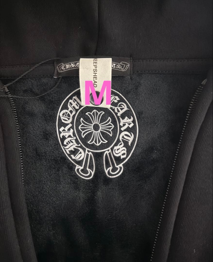Chrome Hearts 厚手フリース生地パーカー男女兼用