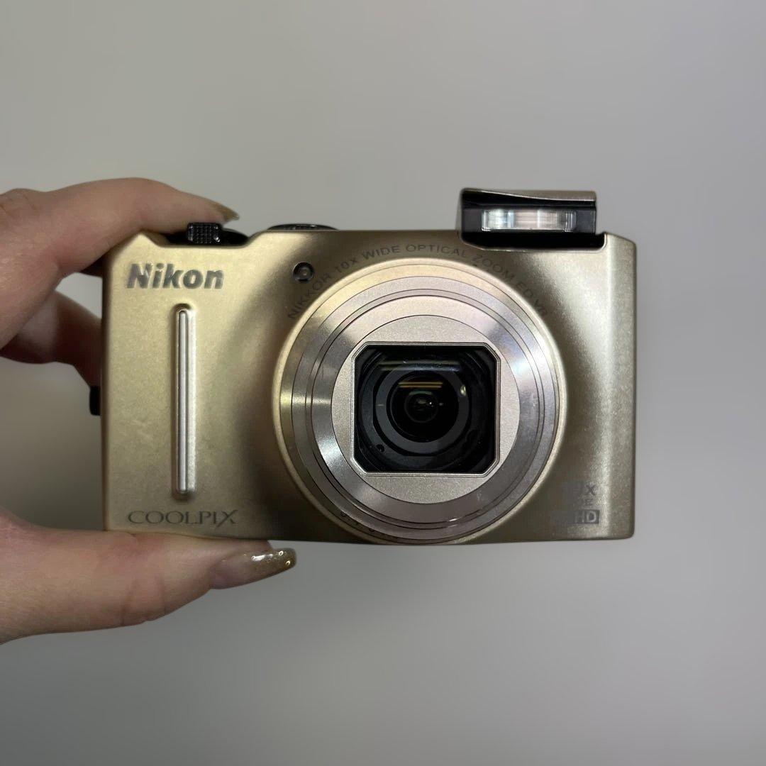 Nikon COOLPIX S8100 ゴールド コンデジ　ニコン