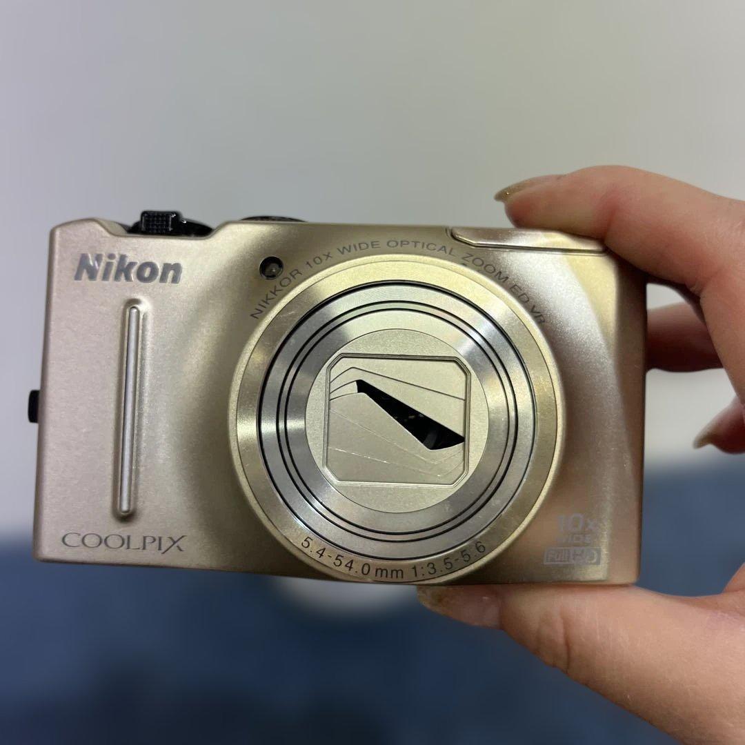Nikon COOLPIX S8100 ゴールド コンデジ　ニコン