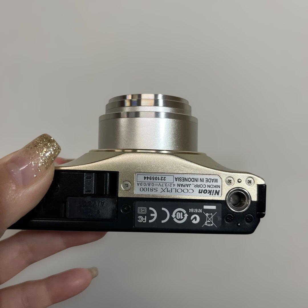 Nikon COOLPIX S8100 ゴールド コンデジ　ニコン