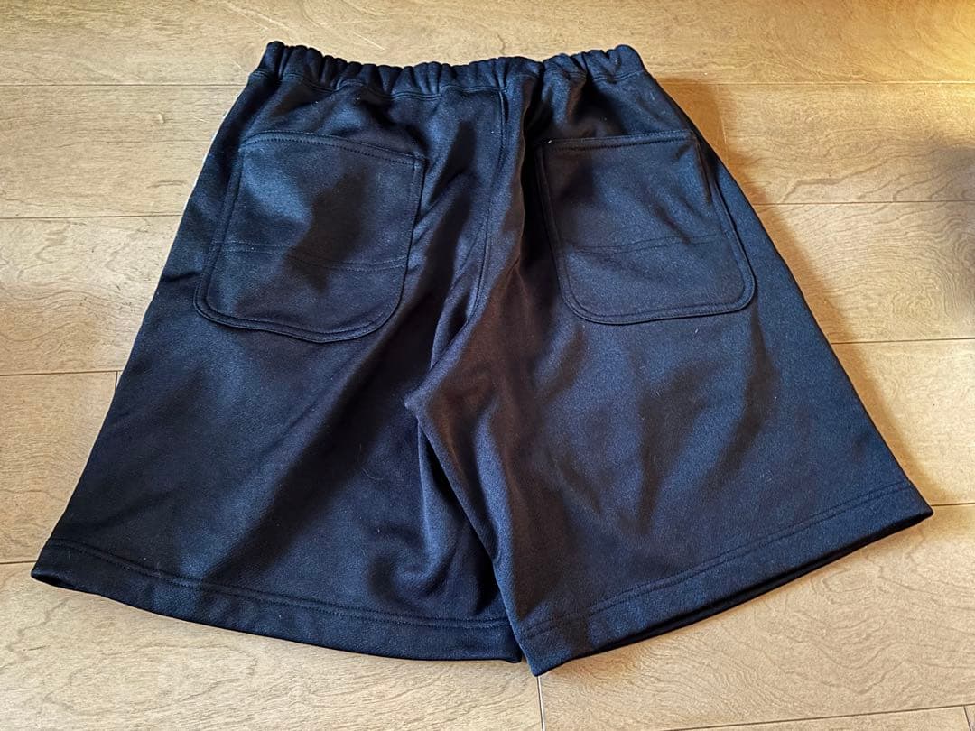 美品✨ギャルソンオムプリュス サイドスタッズ ハーフパンツ Sサイズ 黒