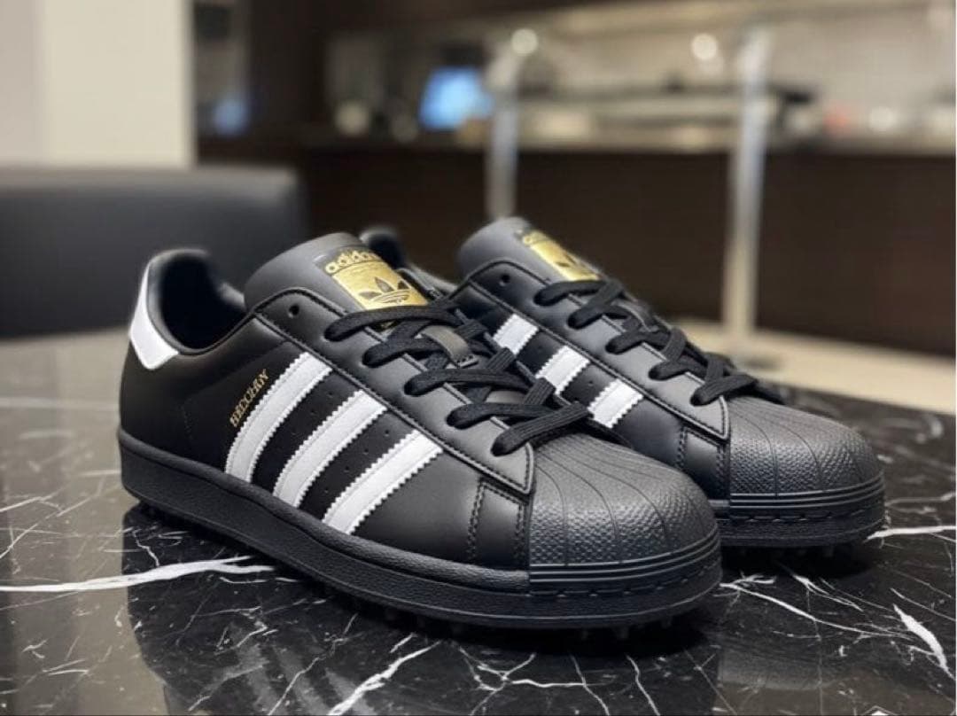 まくまく　アディダス ゴルフシューズ SS80 スーパースター 25.5