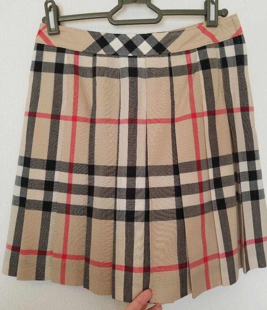 バーバリージャケットスカートセット2点 ベージュスカート ブレザー美品150