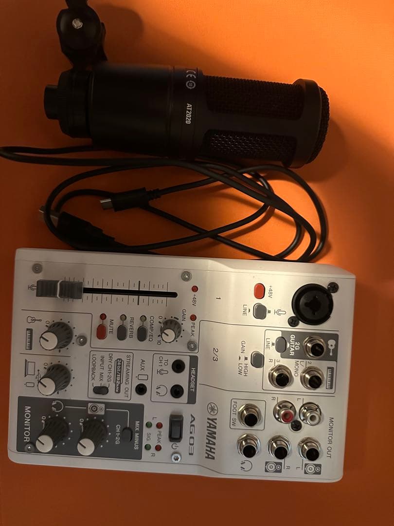 DTM・DAW YAMAHA / AG03MK2 WHITE AT2020