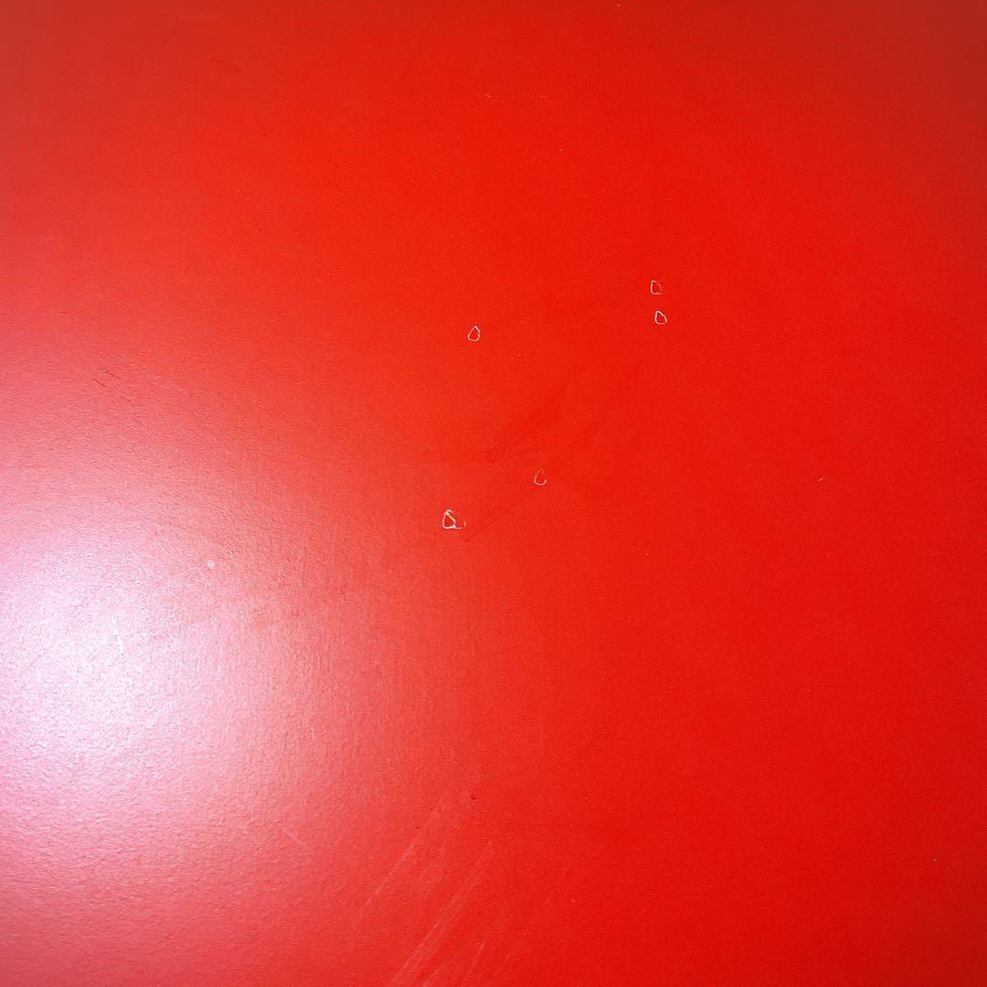 （廃盤）スペースエイジ　レグナテック　テレビボード　赤　レトロポップ　白井産業