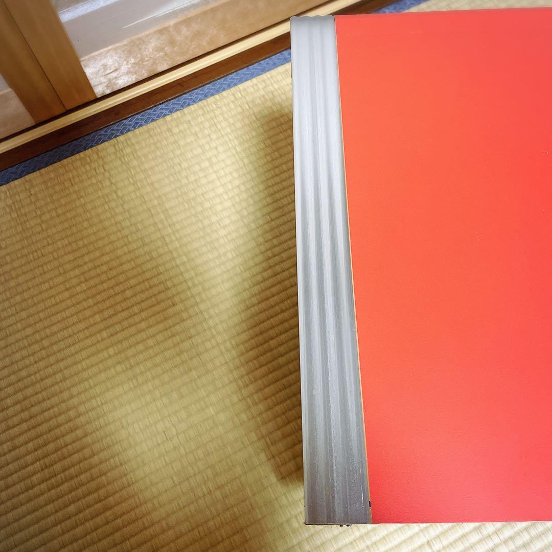 （廃盤）スペースエイジ　レグナテック　テレビボード　赤　レトロポップ　白井産業