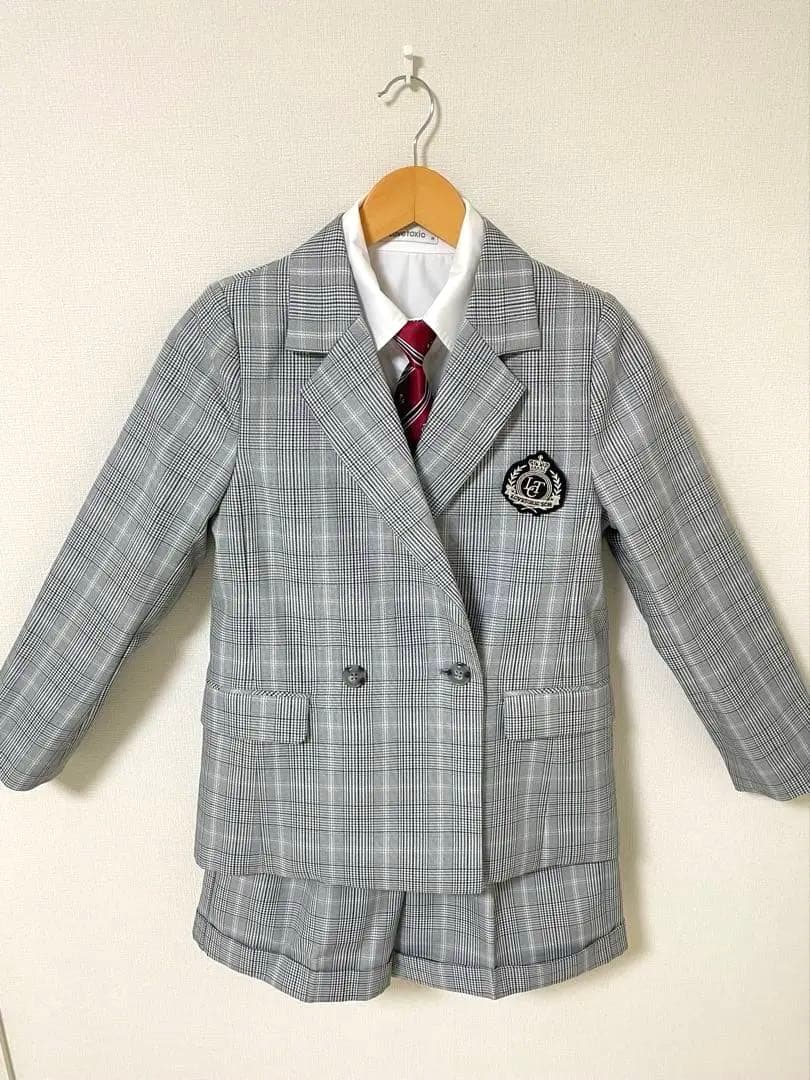 卒服2025 Lovetoxic セットアップ シャツ ネクタイ 150サイズ