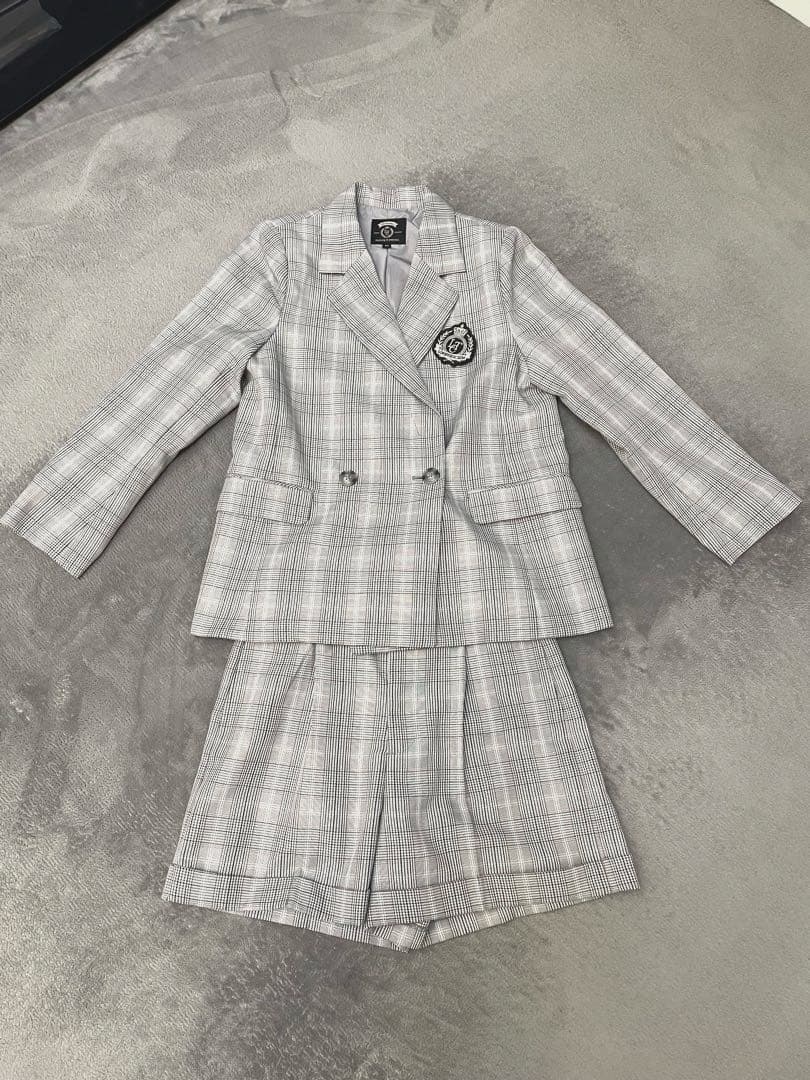 卒服2025 Lovetoxic セットアップ シャツ ネクタイ 150サイズ