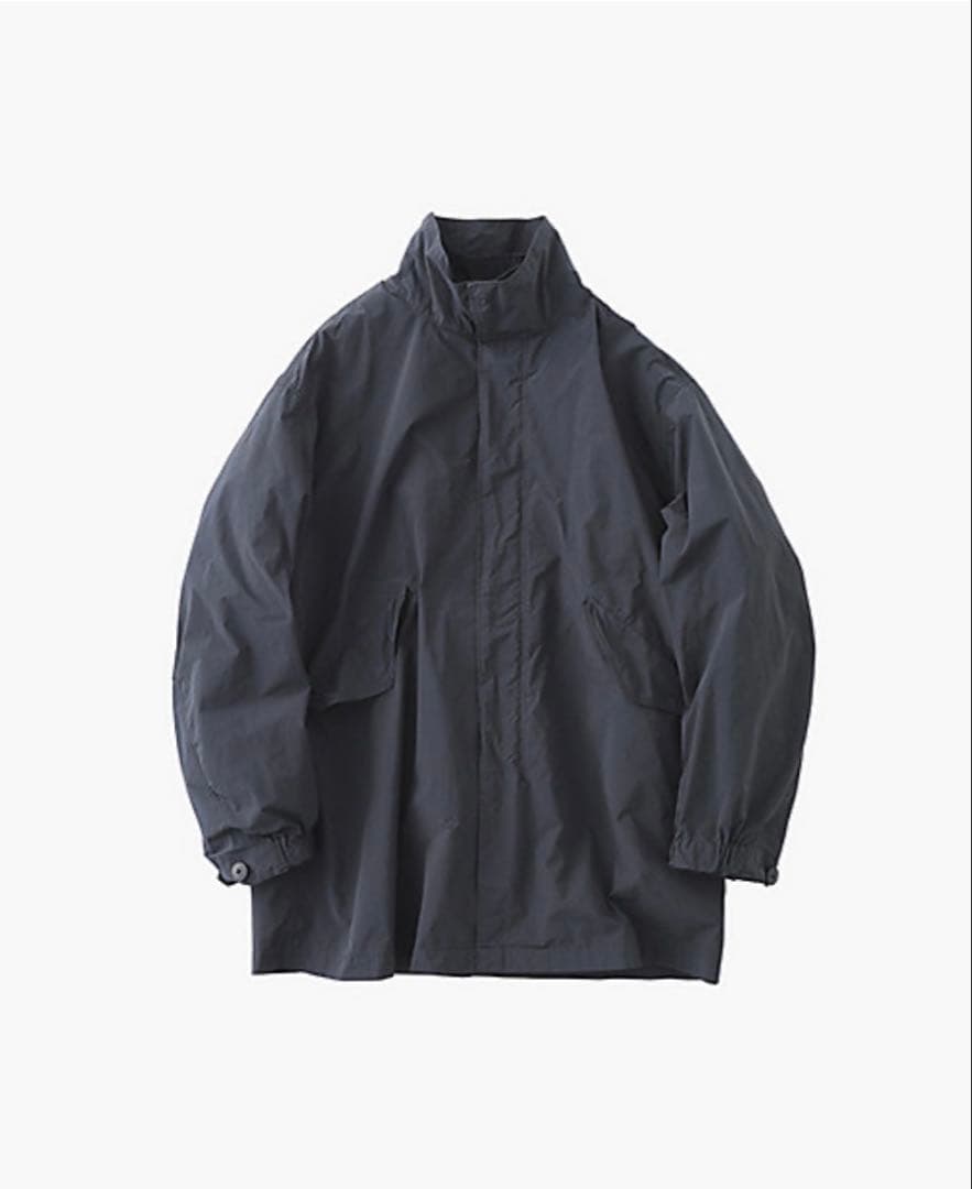 ATON Air Weather Short Mods Coat　ダークグレー4