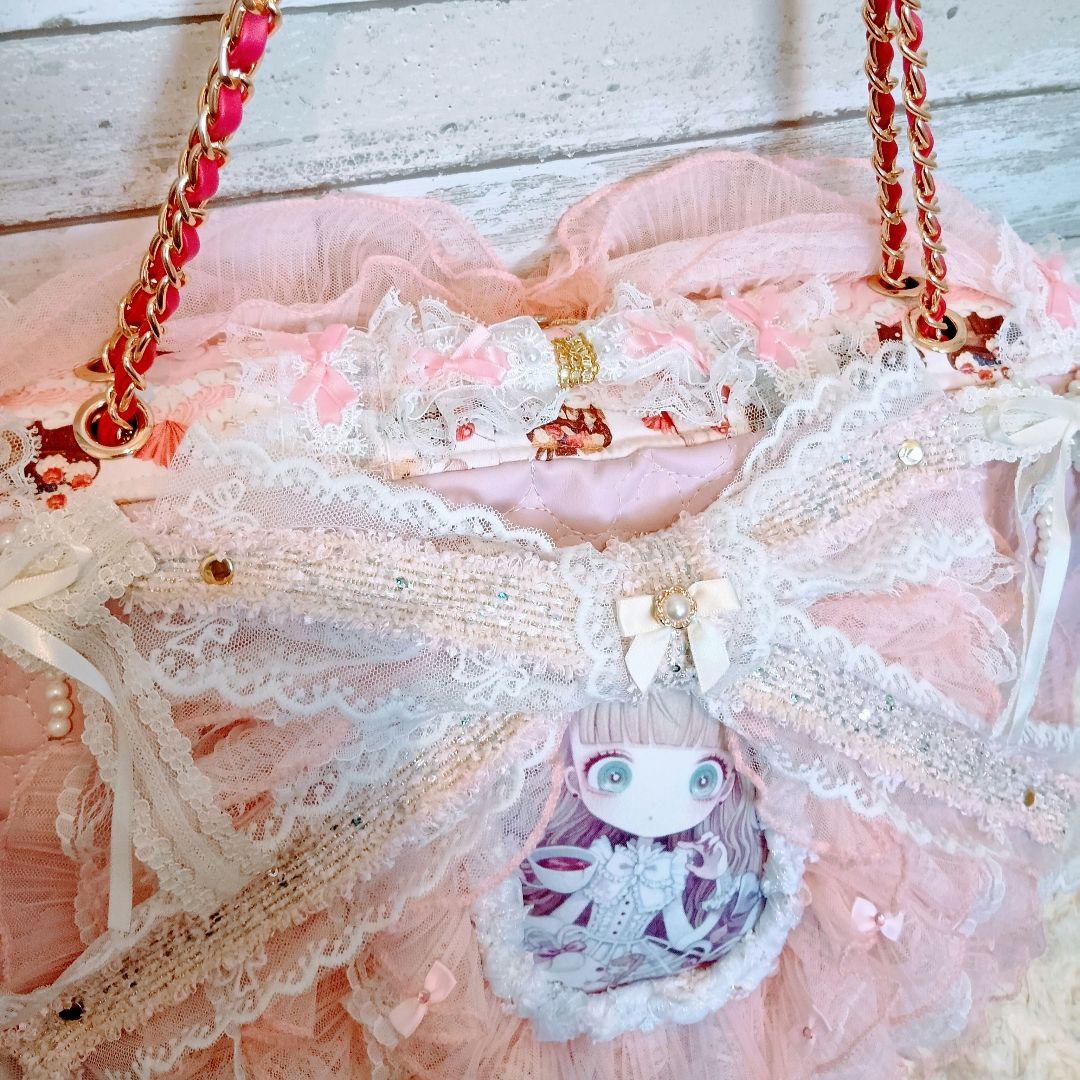 女の子パネルハンドメイドバッグ♡(専用残り分)