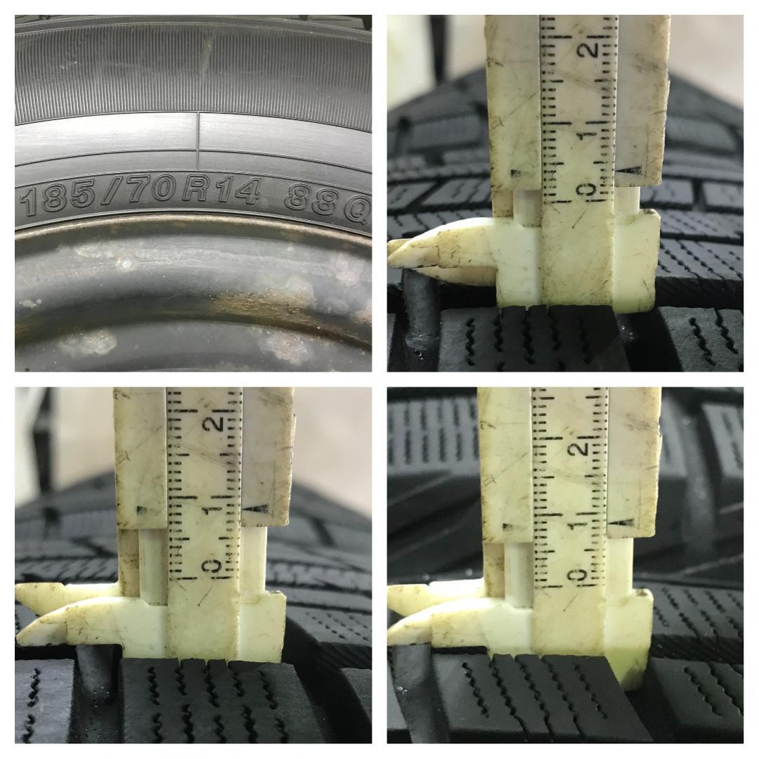 専用44 YOKOHAMA 185/70R14 2022年製 スタッドレス